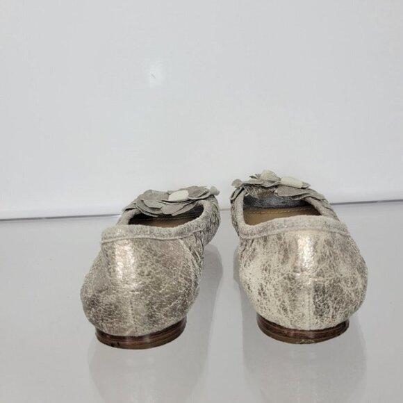 Report Silver Open Toe Flats - Picture 5 of 6